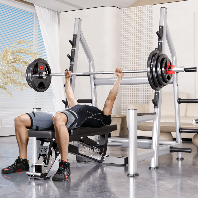 Heavy Equipment Lifting - Squat Rack Power Cage, Plate Loaded