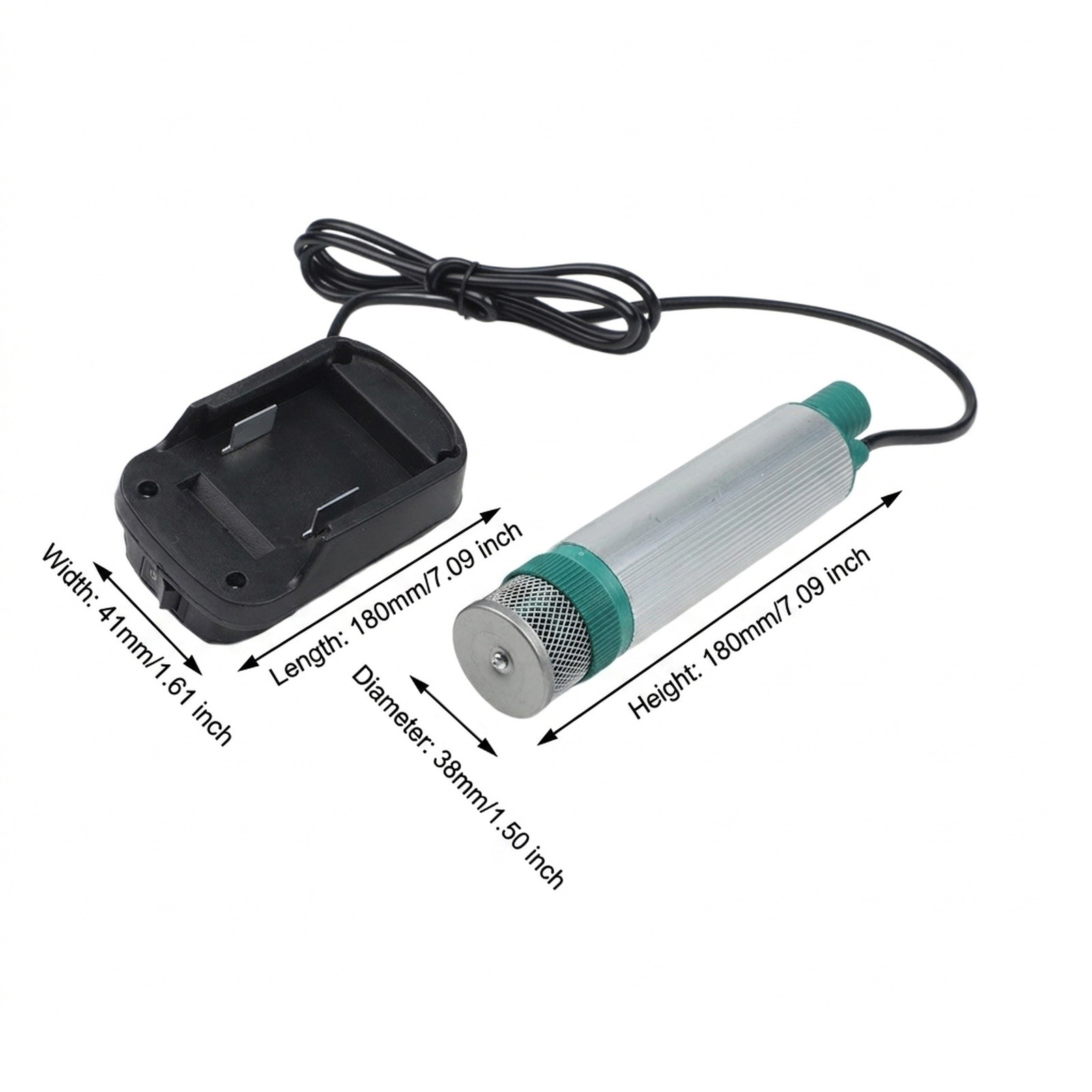 Diesel Water Pump - Portable 12V DC Electric Pump for