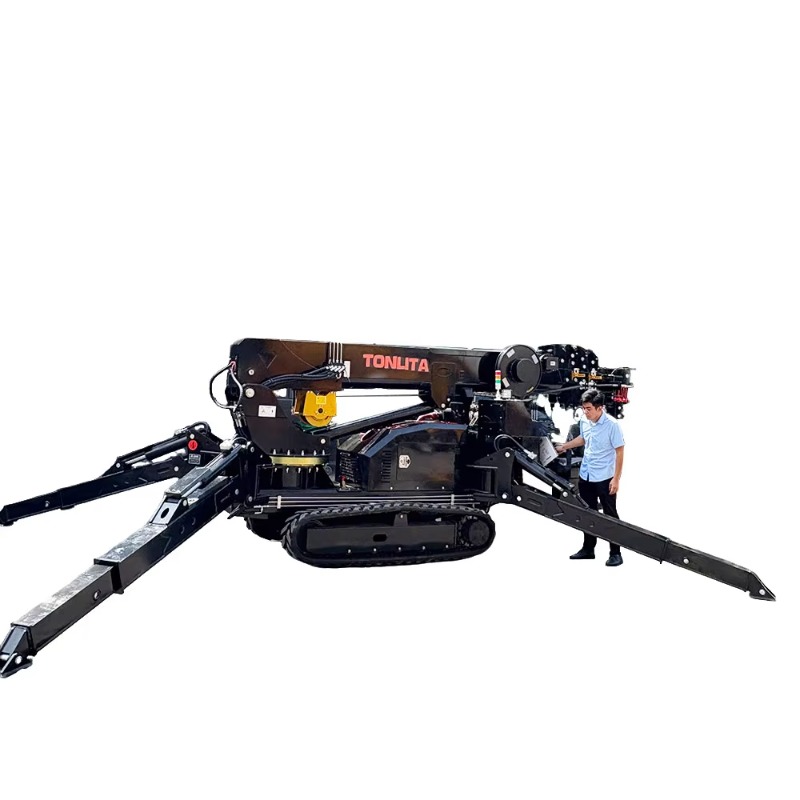 Customized Crane 10 12  14 16  - đánh giá và giá Compact Crawler Boom Lift