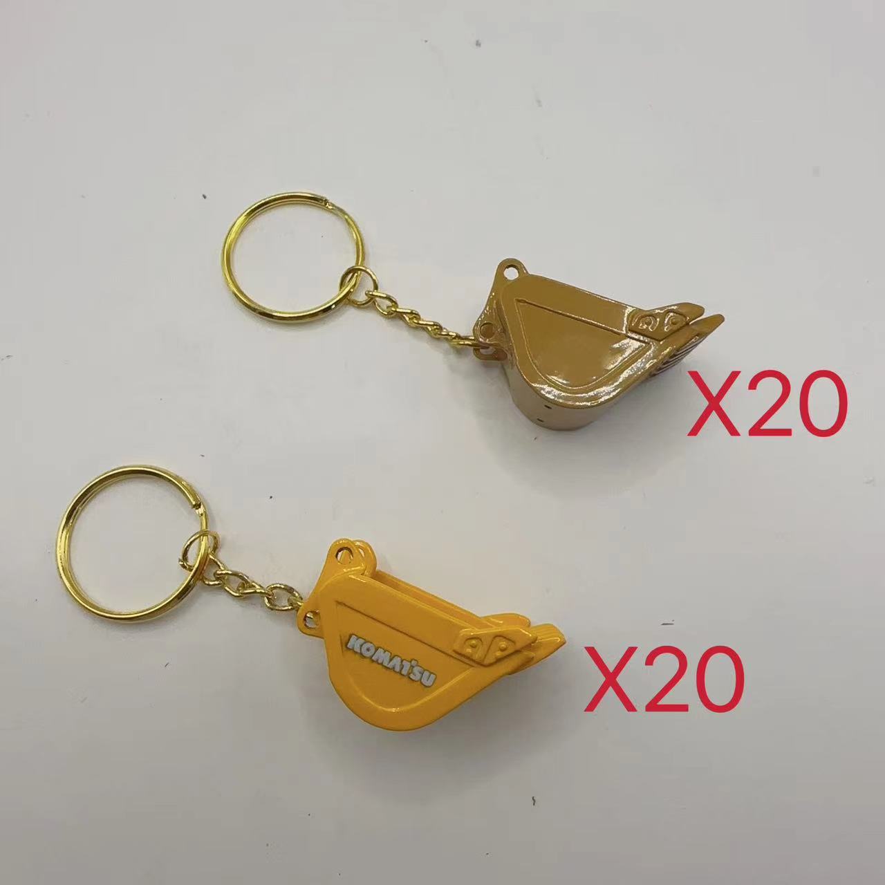 40PCS Excavator pendant key ch - đánh giá và giá Heavy Equipment Keychain