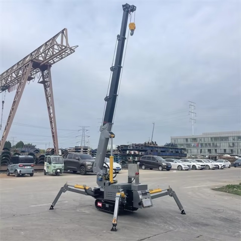Compact Mini Spider Crane Hydr - đánh giá và giá Heavy Equipment Lifting