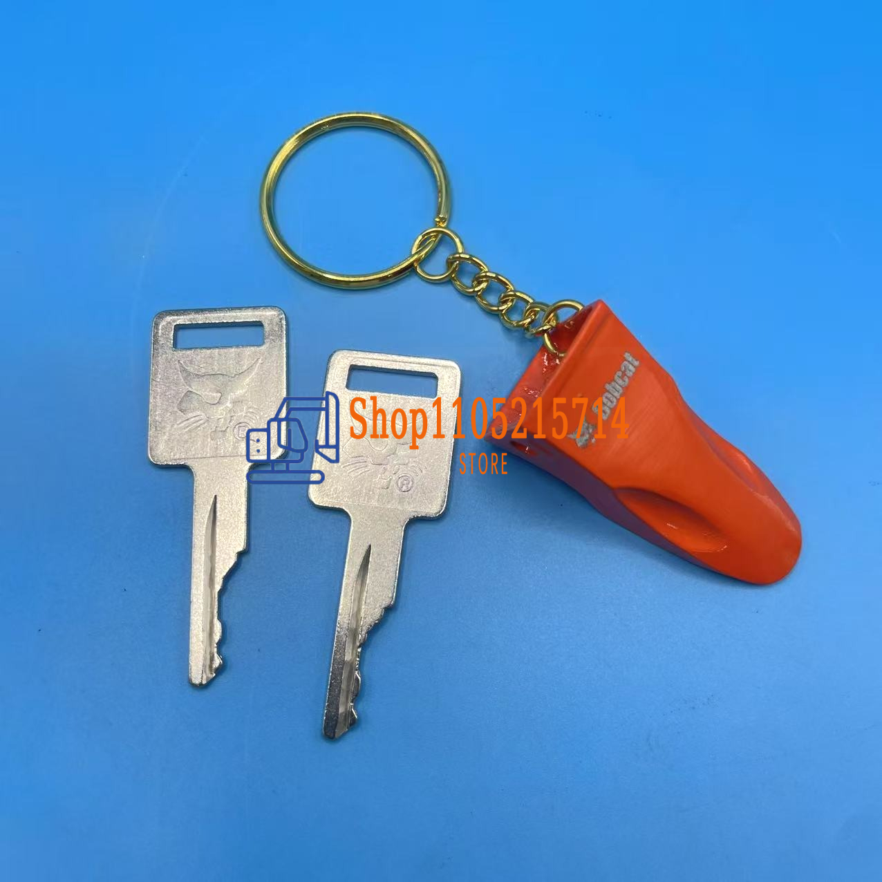2pcs D250 Ignition Keys 669324 - đánh giá và giá Heavy Equipment Keychain